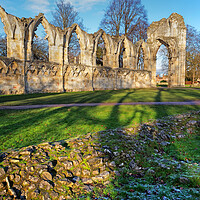 Buy canvas prints of St Mary's Abbey, York by Darren Galpin