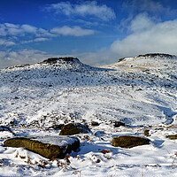 Buy canvas prints of Carl Wark and Higger Tor, Peak District by Darren Galpin