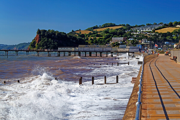 Teignmouth Seafront Picture Board by Darren Galpin