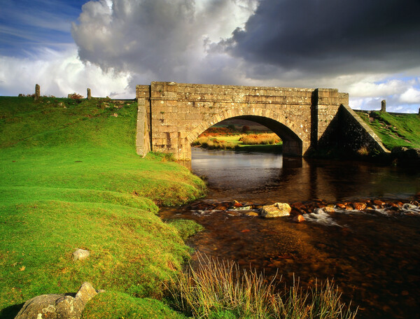 Cadover Bridge, Dartmoor Picture Board by Darren Galpin