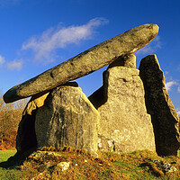 Buy canvas prints of Trethevy Quoit, Cornwall by Darren Galpin
