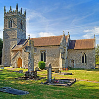 Buy canvas prints of Church of St Winifred, Stainton, Doncaster by Darren Galpin