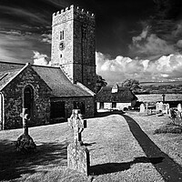Buy canvas prints of Church of St Peter, Buckland in the Moor by Darren Galpin