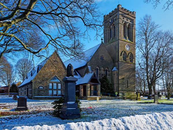 St Johns Church, Lepton, Huddersfield Picture Board by Darren Galpin