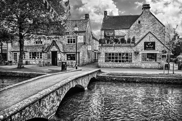 Bourton-on-the-Water, Cotswolds Picture Board by Darren Galpin