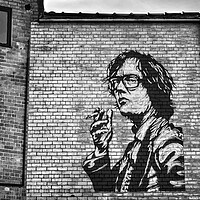 Buy canvas prints of Jarvis Cocker Mural, Sheffield by Darren Galpin