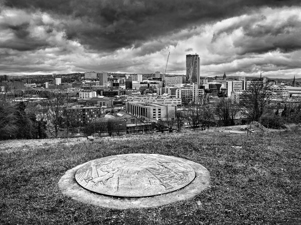 Sheffield City Centre from Cholera Monument  Picture Board by Darren Galpin