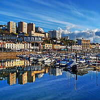 Buy canvas prints of Torquay Harbour Reflections by Darren Galpin