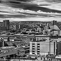 Buy canvas prints of View across Moorfoot, Sheffield by Darren Galpin