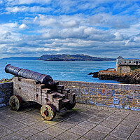 Buy canvas prints of Cannon Lookout, Plymouth Hoe by Darren Galpin