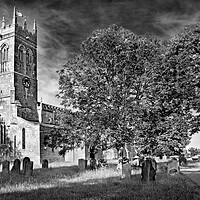 Buy canvas prints of St John The Baptist Church, Wadworth by Darren Galpin