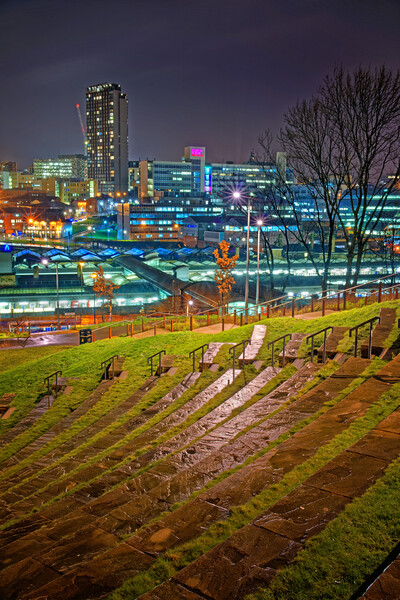 Sheffield Skyline  Picture Board by Darren Galpin