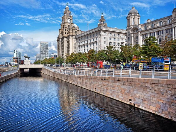 The Three Graces, Liverpool  Picture Board by Darren Galpin