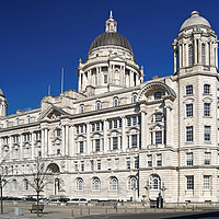 Buy canvas prints of The Port of Liverpool Building by Darren Galpin