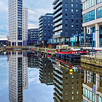 Buy canvas prints of Leeds Dock  by Darren Galpin