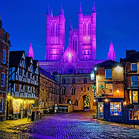 Buy canvas prints of Lincoln Cathedral and Castle Square by Darren Galpin