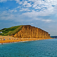 Buy canvas prints of West Bay Panorama  by Darren Galpin