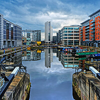 Buy canvas prints of Leeds Dock by Darren Galpin