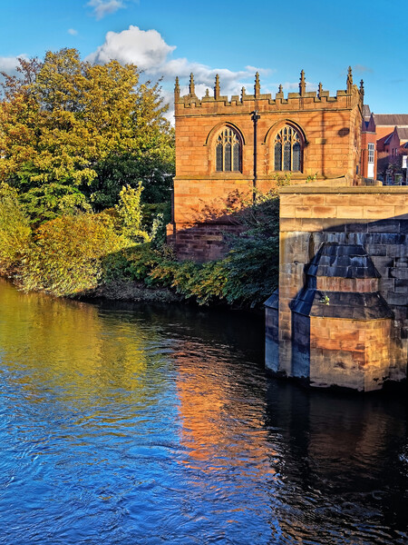 Chapel on the Bridge, Rotherham Picture Board by Darren Galpin