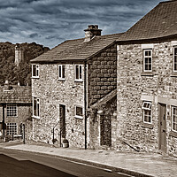Buy canvas prints of New Road and Culloden Tower, Richmond, North Yorks by Darren Galpin