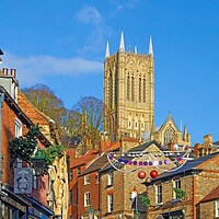 Buy canvas prints of Lincoln Cathedral by Darren Galpin
