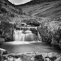 Buy canvas prints of Grindsbrook Waterfalls   by Darren Galpin