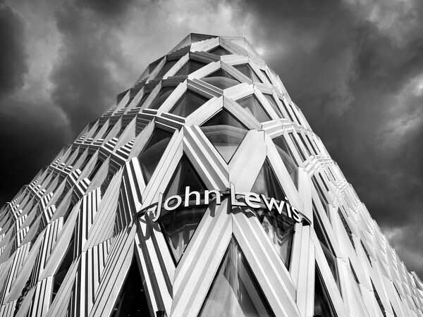 John Lewis Building Leeds Picture Board by Darren Galpin