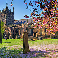Buy canvas prints of St Mary Magdalene Church, Whiston     by Darren Galpin