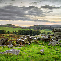 Buy canvas prints of Hound Tor Sunset by Darren Galpin
