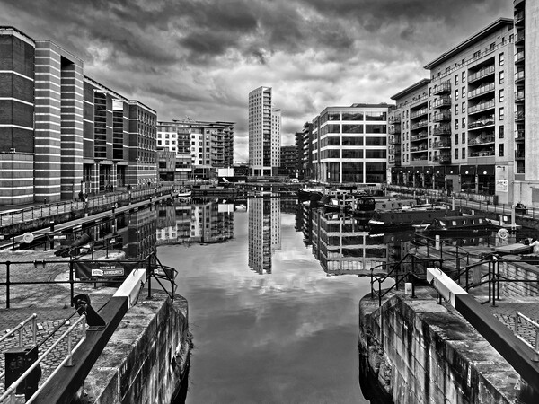 Leeds Dock Picture Board by Darren Galpin