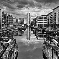Buy canvas prints of Leeds Dock by Darren Galpin