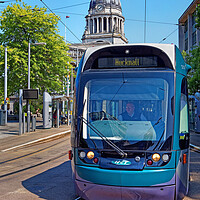 Buy canvas prints of Nottingham Express Transit  by Darren Galpin
