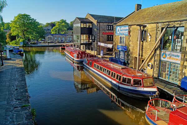 Leeds and Liverpool Canal at Skipton Picture Board by Darren Galpin