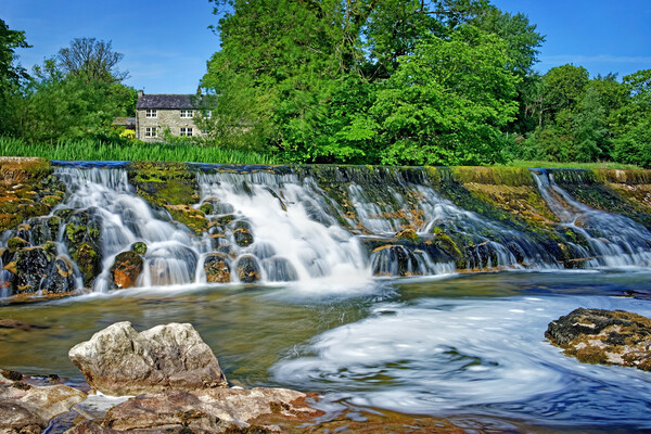 River Wharfe at Linton Falls Picture Board by Darren Galpin