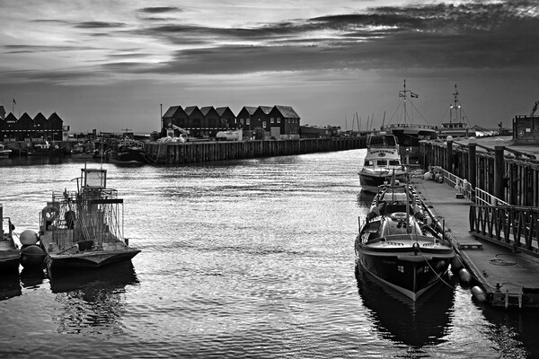 Whitstable Harbour Picture Board by Darren Galpin