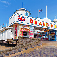 Buy canvas prints of The Grand Pier Weston-super-Mare by Darren Galpin