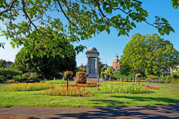Vivary Park Gardens & Cenotaph Picture Board by Darren Galpin