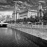 Buy canvas prints of The Three Graces, Liverpool  by Darren Galpin