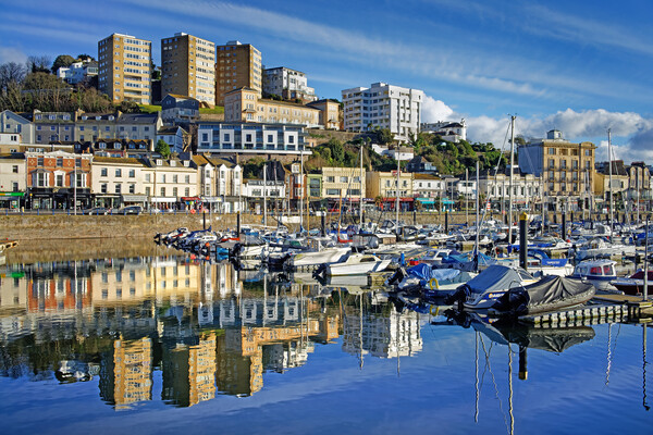 Torquay Harbour Picture Board by Darren Galpin