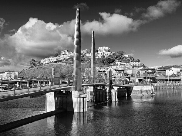 Torquay Harbour Bridge Picture Board by Darren Galpin