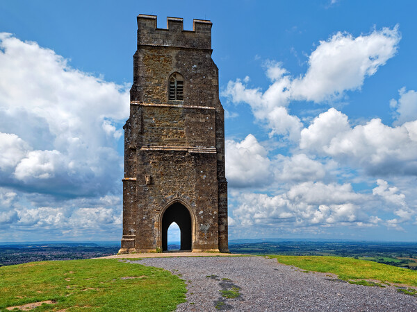 St Michaels Tower, Glastonbury Tor Picture Board by Darren Galpin