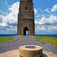 Buy canvas prints of St Michaels Tower, Glastonbury Tor by Darren Galpin