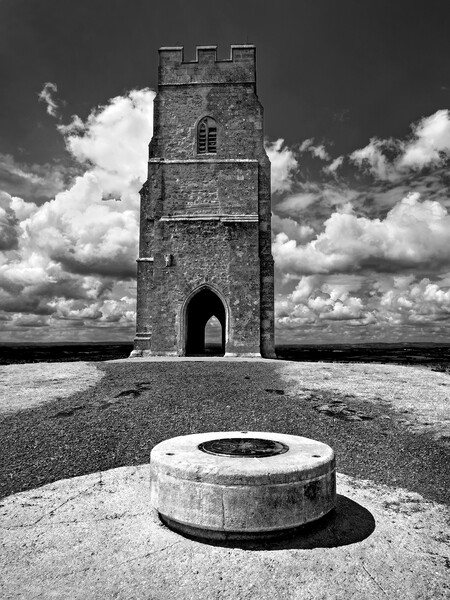 St Michaels Tower, Glastonbury Tor Picture Board by Darren Galpin