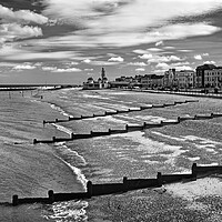 Buy canvas prints of Herne Bay Seafront and Beach by Darren Galpin