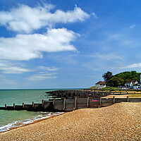 Buy canvas prints of Whitstable Beach by Darren Galpin
