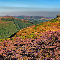 Buy canvas prints of Win Hill and Bamford Edge by Darren Galpin