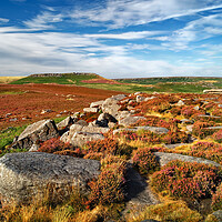 Buy canvas prints of View from Over Owler Tor   by Darren Galpin