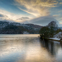 Buy canvas prints of Ladybower Winter Reflections by Darren Galpin