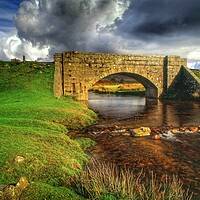 Buy canvas prints of Dartmoor Cadover Bridge by Darren Galpin