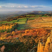 Buy canvas prints of Hathersage Autumn Colours by Darren Galpin